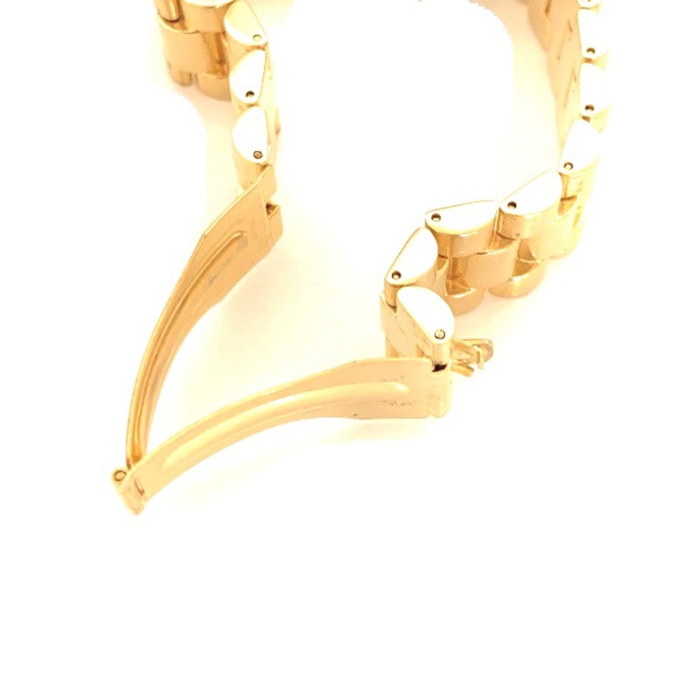 Paramex Stone ID Bracelet EUC! Gold Tone Trifold - Picture 6 of 8